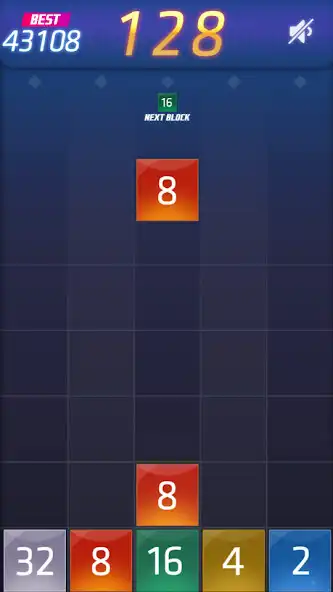 Play Meteor 2048 as an online game Meteor 2048 with UptoPlay