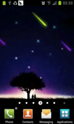 Play meteor and moon livewallpaper