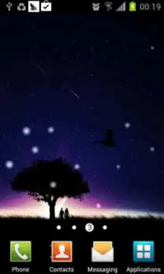 Play meteor and moon livewallpaper