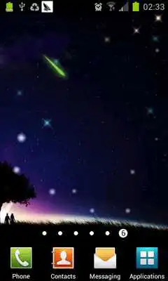 Play meteor and moon livewallpaper
