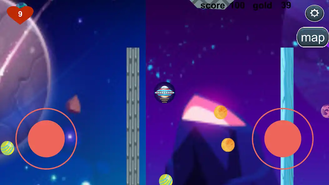 Play Meteor Catcher as an online game Meteor Catcher with UptoPlay