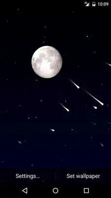 Play Meteor Night Live Wallpaper