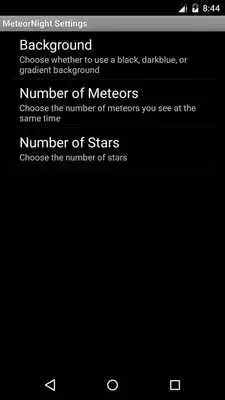 Play Meteor Night Live Wallpaper