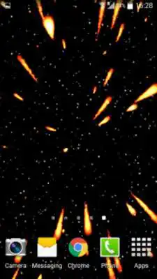 Play Meteors in Space LiveWallpaper