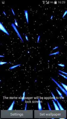 Play Meteors in Space LiveWallpaper