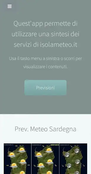 Play Meteo Sardegna - isolameteo.it  and enjoy Meteo Sardegna - isolameteo.it with UptoPlay