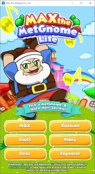 Play MetGnome  and enjoy MetGnome with UptoPlay