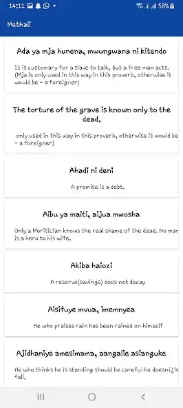 Play Methali za kiswahili  and enjoy Methali za kiswahili with UptoPlay