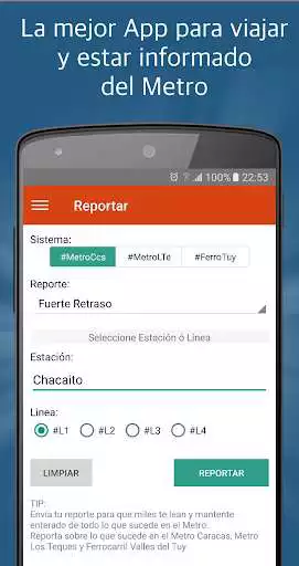 Play APK Metro Caracas  and enjoy Metro Caracas with UptoPlay com.uxmaro.ondro