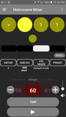 Play Metronome Mixer