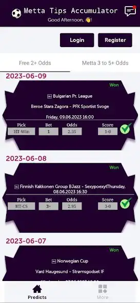 Play Metta Tips - 2+ Odds Daily as an online game Metta Tips - 2+ Odds Daily with UptoPlay
