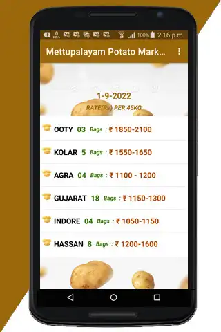 Play Mettupalayam potato Marketrate as an online game Mettupalayam potato Marketrate with UptoPlay