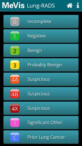 Play APK MeVis Lung-RADS  and enjoy MeVis Lung-RADS with UptoPlay de.mevis.lungRADS