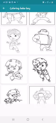 Play Mewarnai robot boboy as an online game Mewarnai robot boboy with UptoPlay