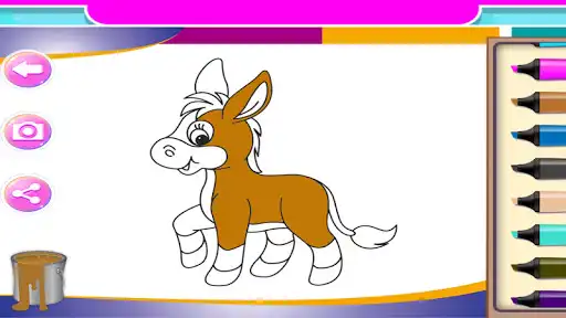 Play Mewarnai Untuk Anak Kecil - Coloring Book for Kids as an online game Mewarnai Untuk Anak Kecil - Coloring Book for Kids with UptoPlay