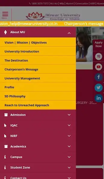 Play Mewar University as an online game Mewar University with UptoPlay