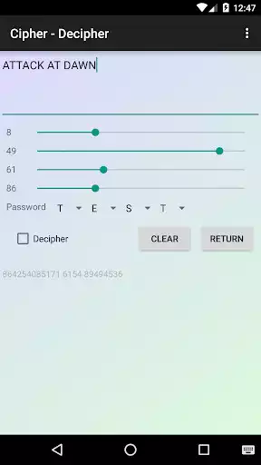 Play Mexican Army Cipher Disk