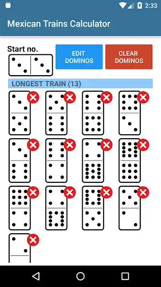 Play Mexican Train Domino Calc as an online game Mexican Train Domino Calc with UptoPlay