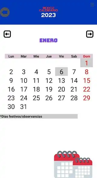 Play Mexico Calendario 2023 as an online game Mexico Calendario 2023 with UptoPlay