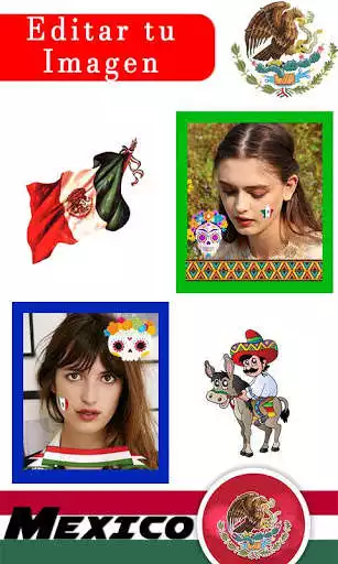 Play Mexico flag dp maker free
