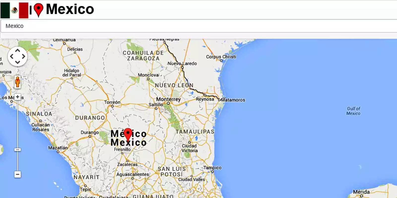 Play Mexico Monterrey Map