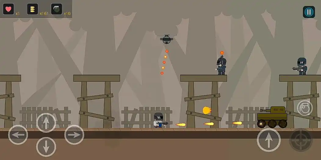 Play MF: Retro Action 2D Shooter as an online game MF: Retro Action 2D Shooter with UptoPlay