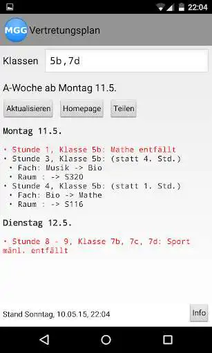 Play MGG Karlsruhe Vertretungsplan  and enjoy MGG Karlsruhe Vertretungsplan with UptoPlay