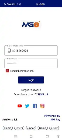 Play MG Pay as an online game MG Pay with UptoPlay