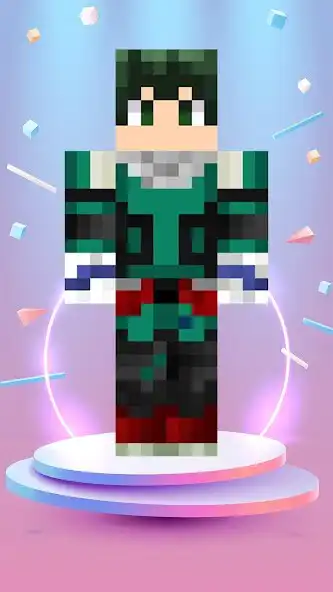 Play Mha Skin for Minecraft as an online game Mha Skin for Minecraft with UptoPlay