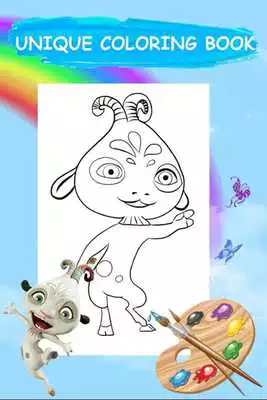 Play Mia and color me coloring book for girl