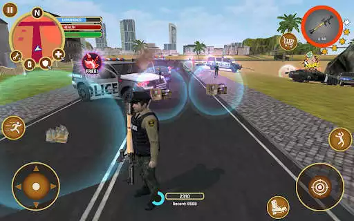 Play Miami Crime Police as an online game Miami Crime Police with UptoPlay