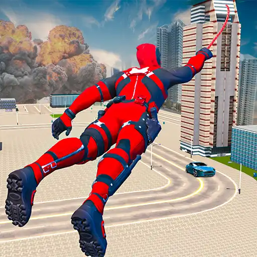 Play Miami Rope Hero Spiderman Game APK