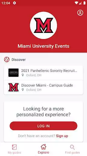 Play APK Miami University Events  and enjoy Miami University Events with UptoPlay com.guidebook.apps.MakeItMiami.android
