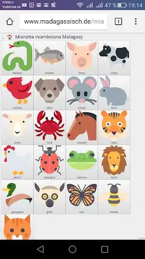 Play Mianatra voambolana Malagasy - learn Malagasy as an online game Mianatra voambolana Malagasy - learn Malagasy with UptoPlay