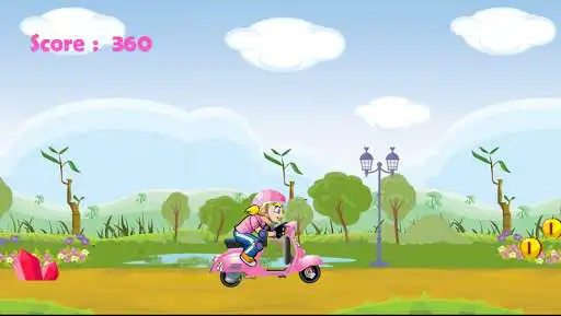 Play APK Mia Ride Scooter  and enjoy Mia Ride Scooter with UptoPlay com.kgtasarim.PrincessScooterDrive