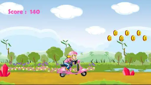 Play APK Mia Ride Scooter  and enjoy Mia Ride Scooter with UptoPlay com.kgtasarim.PrincessScooterDrive