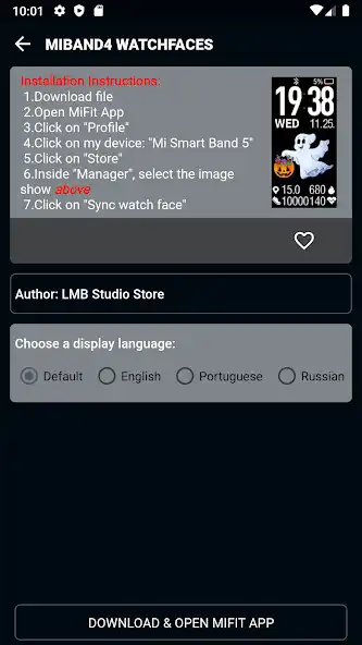 Play Mi Band 4 WatchFaces - Tool as an online game Mi Band 4 WatchFaces - Tool with UptoPlay