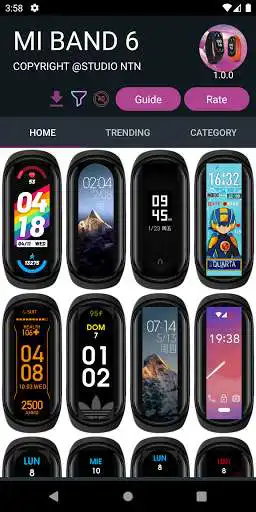 Play MiBand6 - WatchFace for Xiaomi Mi Band 6 Misfits  and enjoy MiBand6 - WatchFace for Xiaomi Mi Band 6 Misfits with UptoPlay