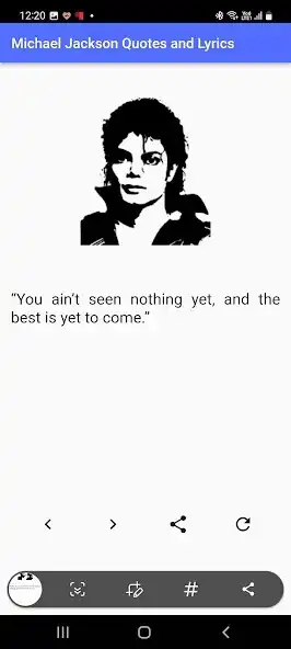 Play Michael Jackson Quotes, Lyrics as an online game Michael Jackson Quotes, Lyrics with UptoPlay