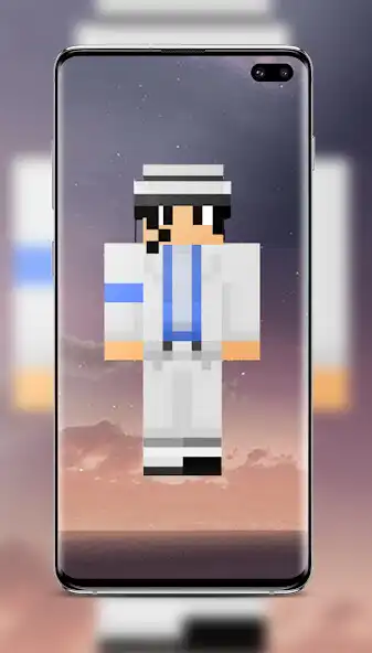 Play Michael Jackson Skin Minecraft as an online game Michael Jackson Skin Minecraft with UptoPlay