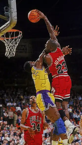 Play Michael Jordan Jigsaw Puzzles as an online game Michael Jordan Jigsaw Puzzles with UptoPlay