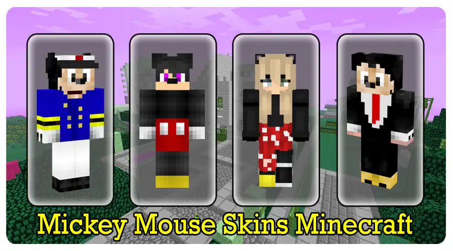 Play Mickey Skin Minecraft PE as an online game Mickey Skin Minecraft PE with UptoPlay