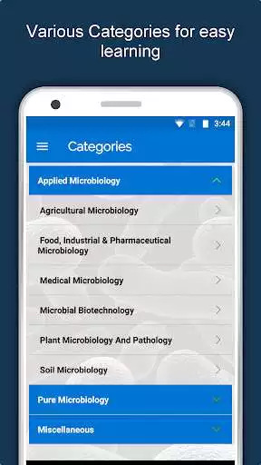Play Microbiology Dictionary : Study of Microorganisms as an online game Microbiology Dictionary : Study of Microorganisms with UptoPlay