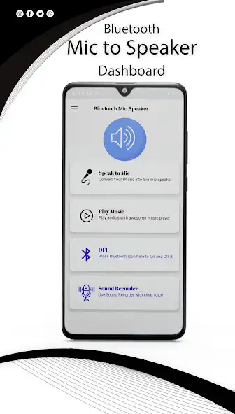 Play Microphone: Mic to Speaker as an online game Microphone: Mic to Speaker with UptoPlay