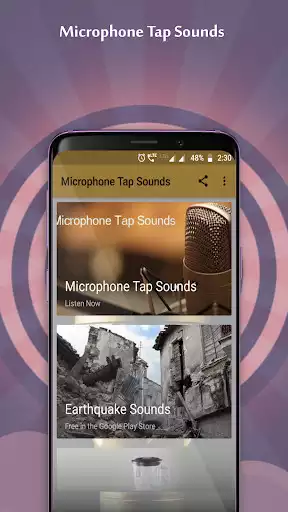 Play Microphone Tap Sounds  and enjoy Microphone Tap Sounds with UptoPlay