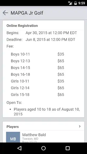 Play Middle Atlantic PGA Jr Tour as an online game Middle Atlantic PGA Jr Tour with UptoPlay