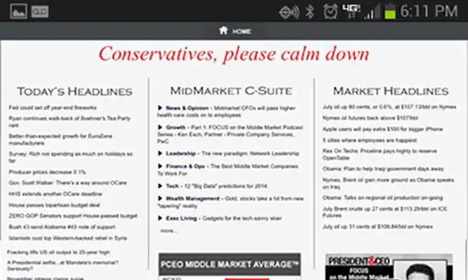 Play Middle Market Dashboard