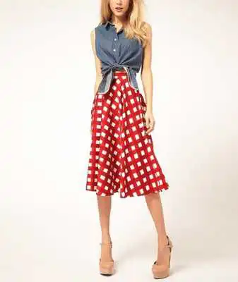 Play Midi Skirt Fashion Style