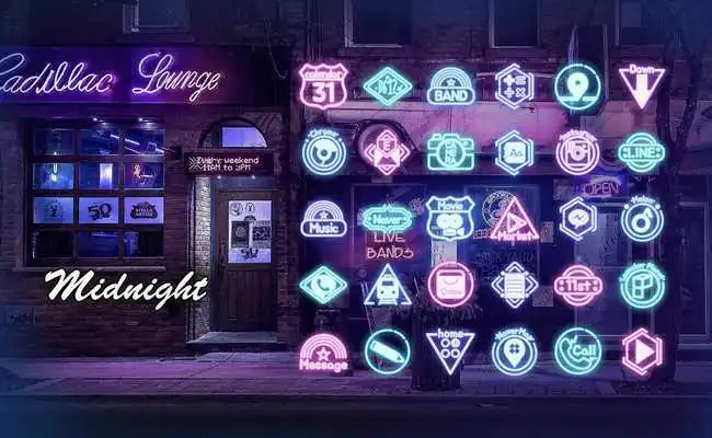 Play Midnight launcher theme