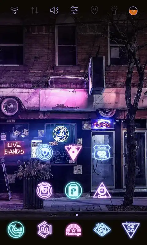 Play Midnight launcher theme